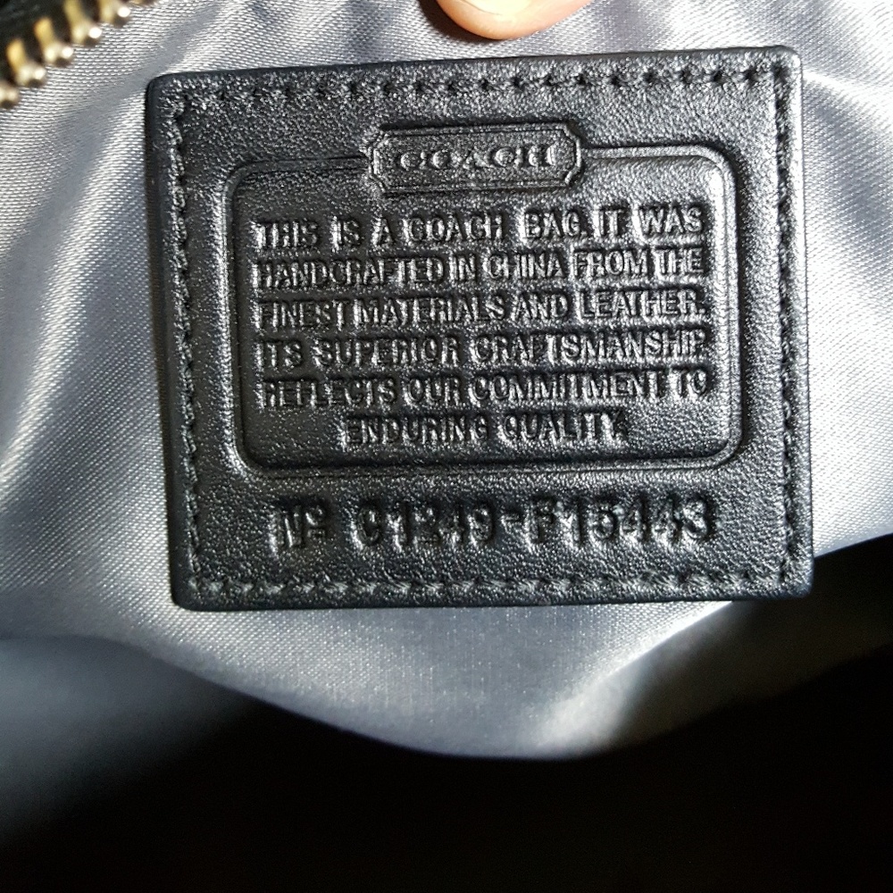 SOLD Coach Monogram Satchel Bag - Picture 7 of 8